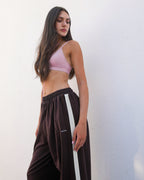 Brown & Off White Sweats