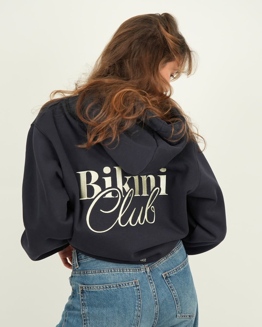 Navy Bikini Club Hoodie