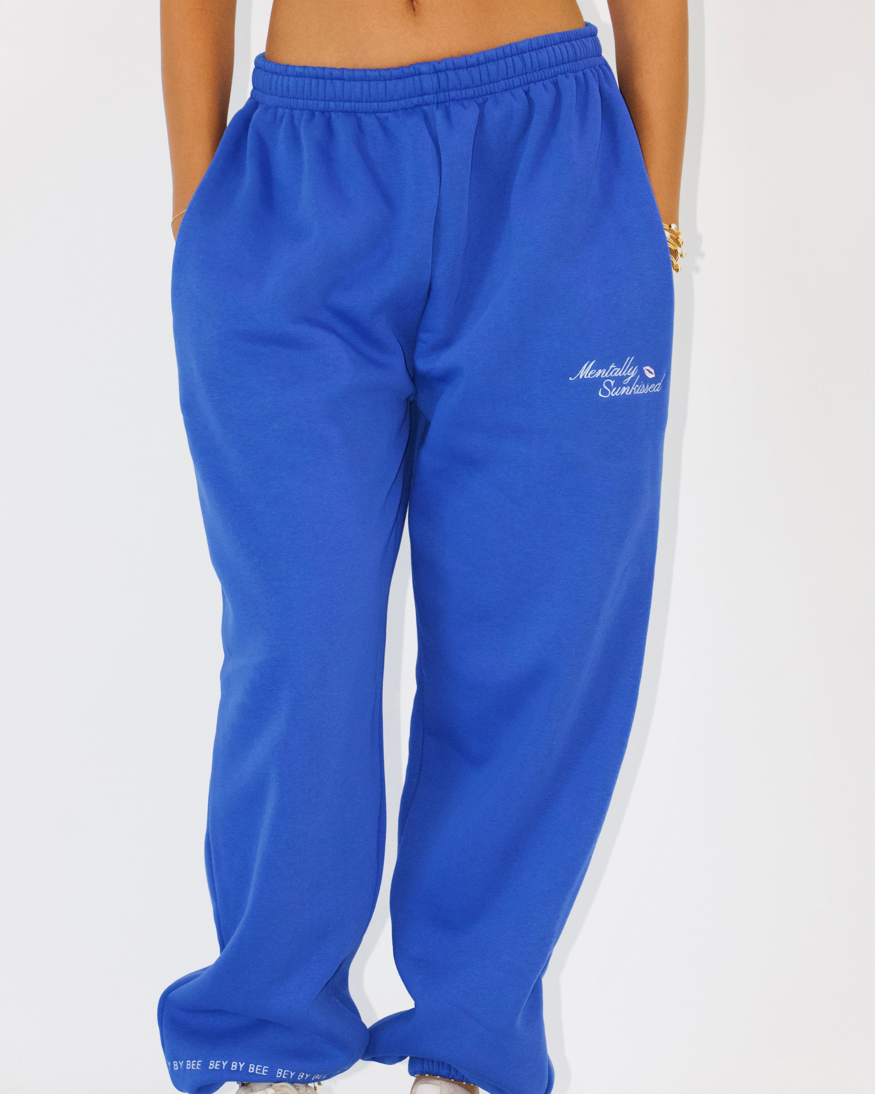 BBB Blue Baggy Sweatpants