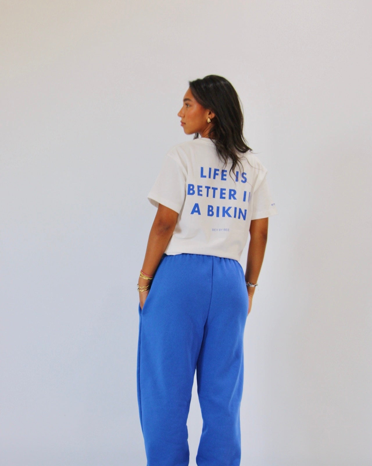 BBB Blue Baggy Sweatpants