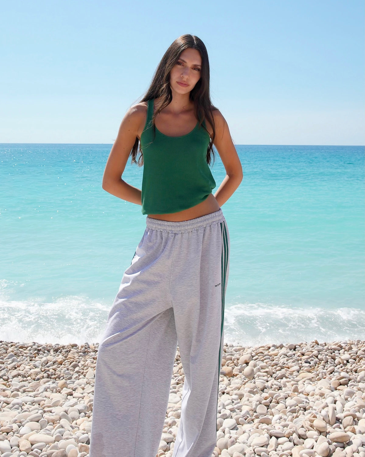 Grey & Green Sweats