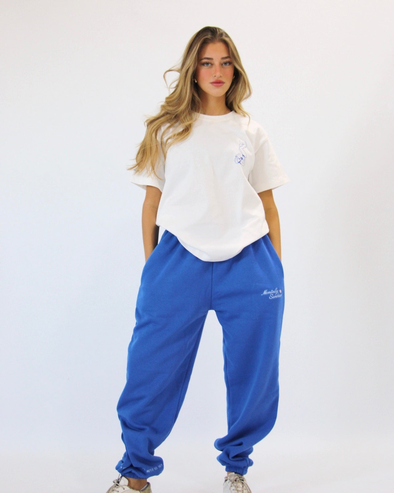 BBB Blue Baggy Sweatpants