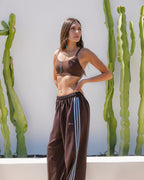 Brown & Blue Sweats