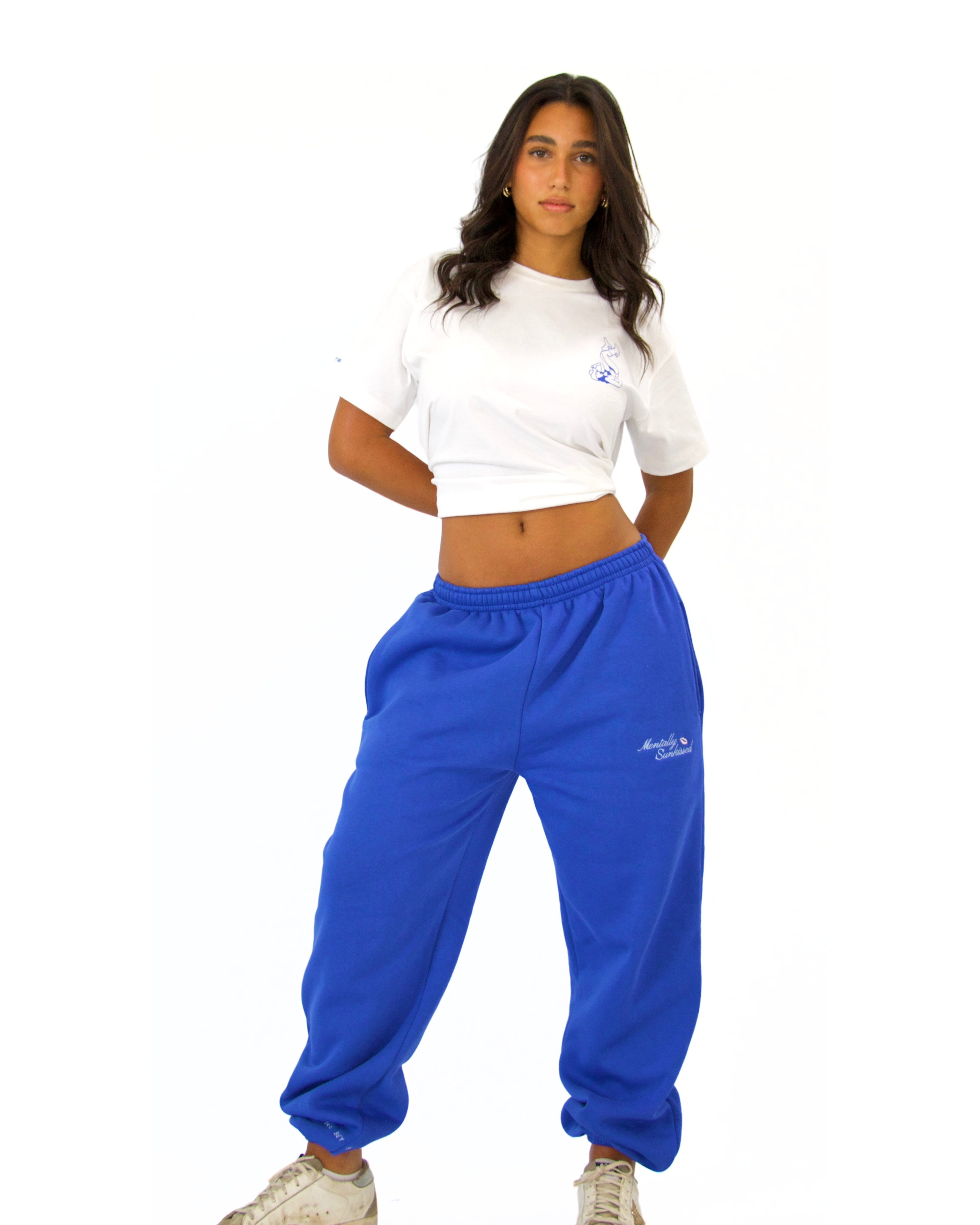 BBB Blue Baggy Sweatpants